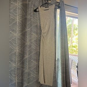 Long striped maxi dress